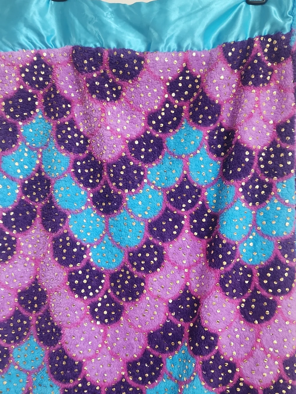 Snuggie Mermaid Tail Blanket - Purple, Turquoise & Aqua Sparkle